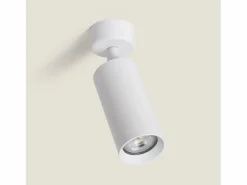 Discount Ledkia Foco Portalámparas Aluminio para Bombillas GU10 Cuarzo Blanco Multicolor