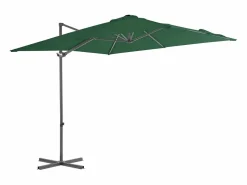 Clearance Garden Furniture Forest Park Sombrilla jardín voladiza palo de acero verde 250x250 cm