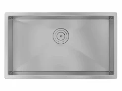 Sale Vente-unique Fregadero de acero inoxidable - 76x45 cm - - SOELA Gris