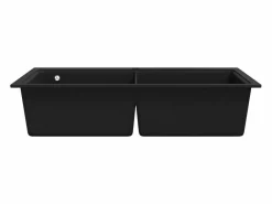 Sale Fregadero de cocina bajo encimera de granito de dos cubetas Fregadero