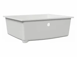 Fregadero de cocina 54 x 44 x 20 cm Granito Blanco