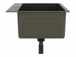 Fregadero de cocina de acero inoxidable hecho a mano