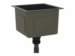 Outlet Fregadero de cocina de acero inoxidable hecho a mano Fregadero