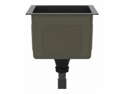 Outlet Fregadero de cocina de acero inoxidable hecho a mano Fregadero