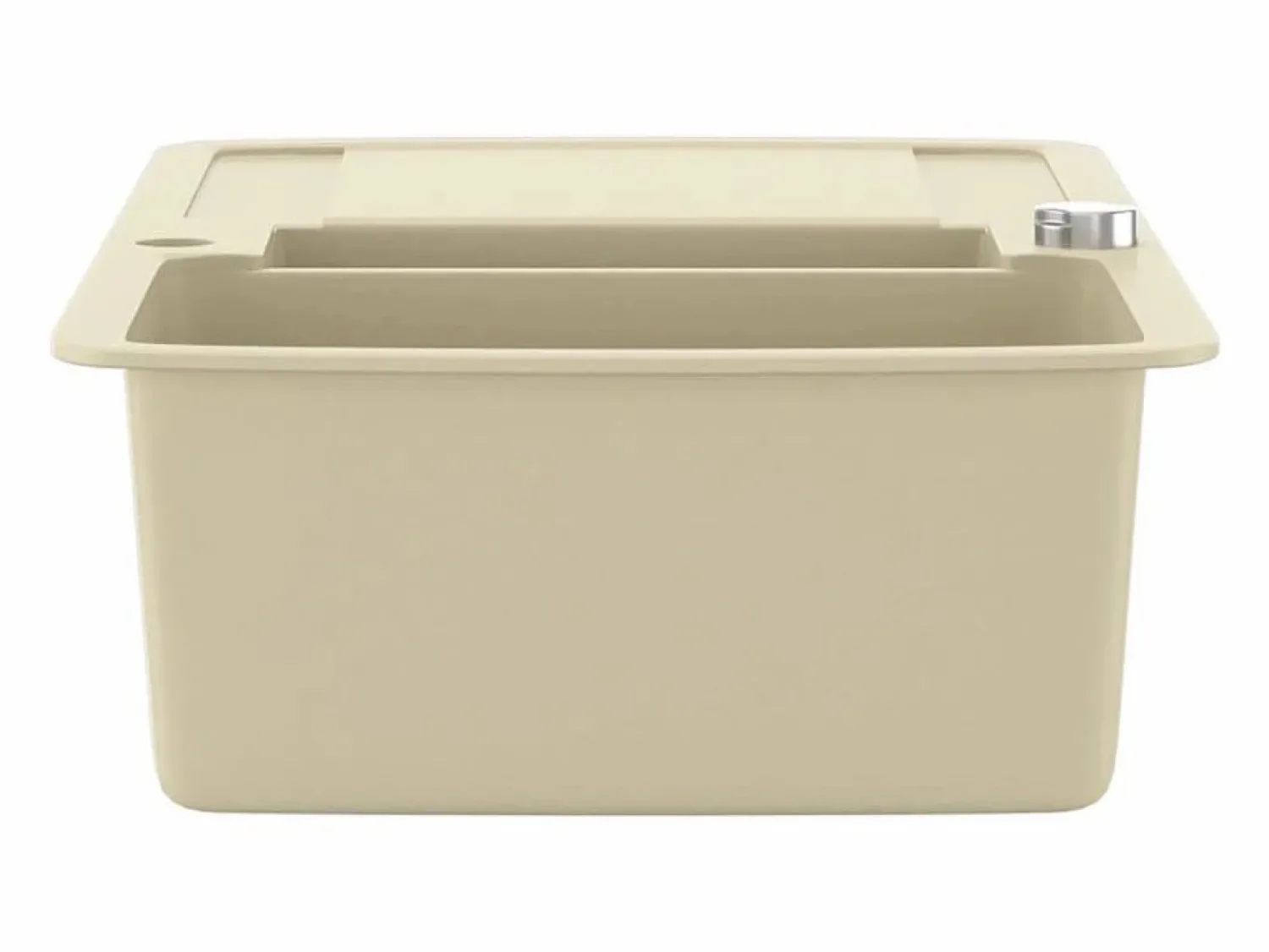 Fregadero de cocina de granito doble Beige