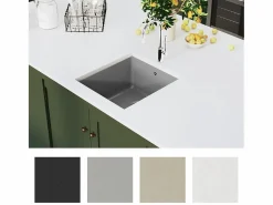 Outlet Fregadero de cocina de granito de un solo tazón Fregadero