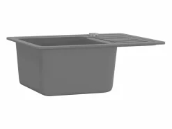 New Fregadero de cocina de granito de un solo tazón Fregadero