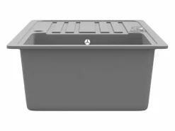 Fregadero de cocina de granito con escurridor reversible