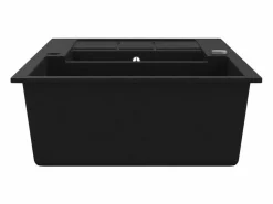 Fregadero de cocina de granito de dos senos