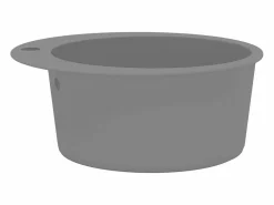 Online Fregadero de cocina de granito de un seno redondo Fregadero