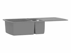 Fregadero de cocina de granito de dos senos