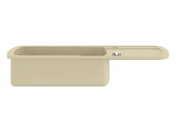 Fregadero de cocina de granito, fregadero individual, color Beige