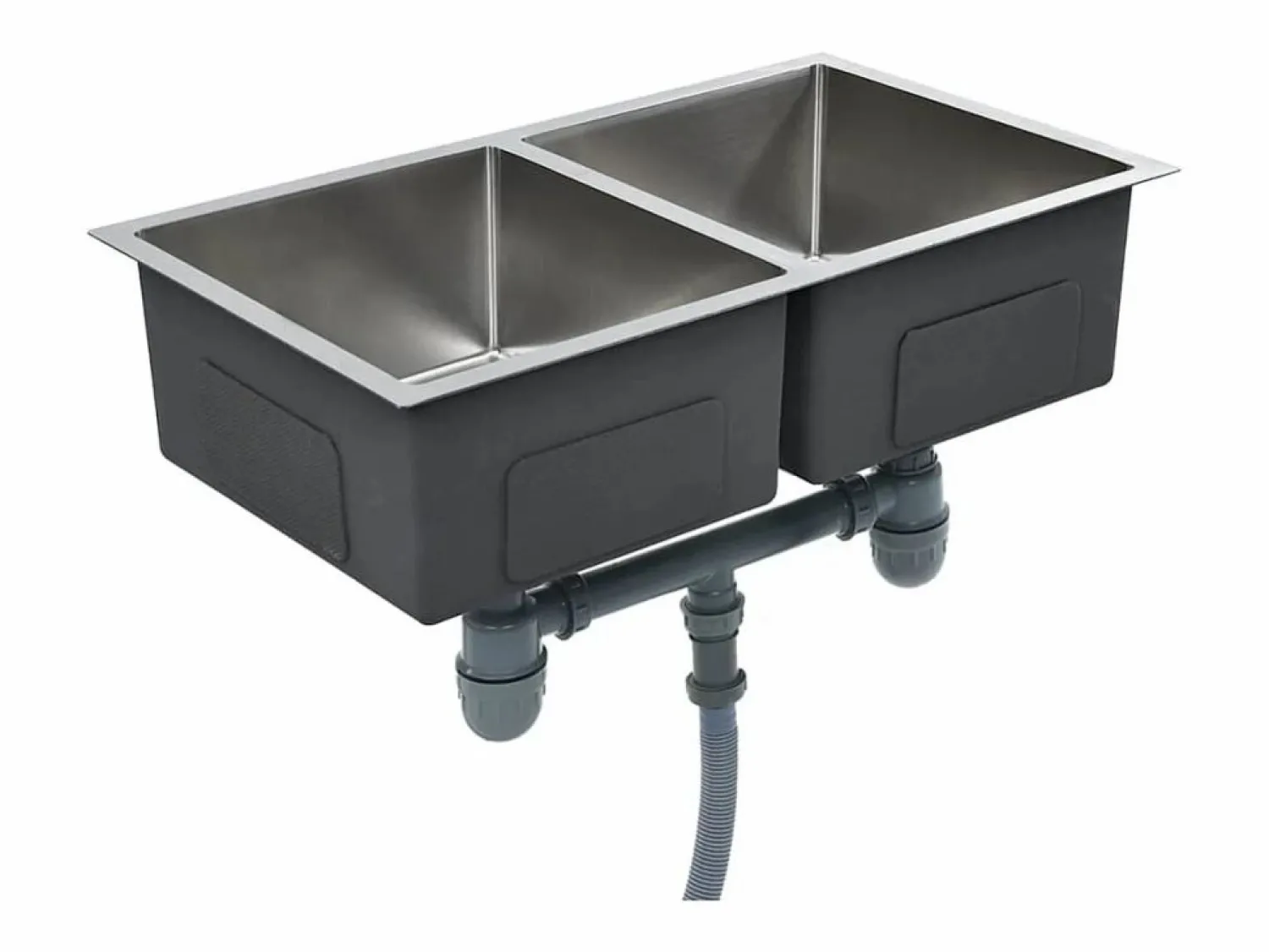 Hot Fregadero de cocina hecho a mano de acero inoxidable Fregadero