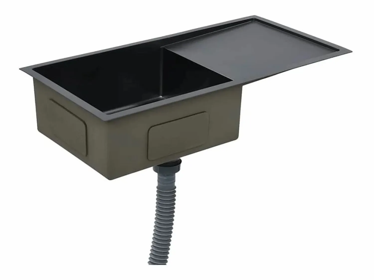 Hot Fregadero de cocina hecho a mano de acero inoxidable Fregadero
