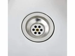 New Fregadero de cocina hecho a mano de acero inoxidable Plateado