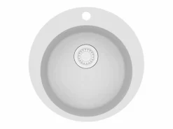Fregadero de cocina redondo de granito