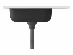 Fregadero de cocina y escurridor 600x500x155 mm acero inoxidable