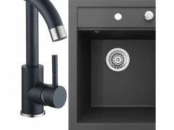 Vicco Fregadero 49x50x19 Negro