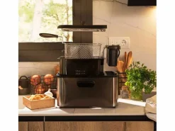 New Freidora Cecotec Cleanfry Luxury 4000 Dark 3270W 4,2L inox Pequeño Electrodoméstico