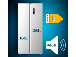 Frigorífico americano Cecotec Bolero CoolMarket SBS 430 E Total No Frost 430L E inox 176,3 cm Plateado