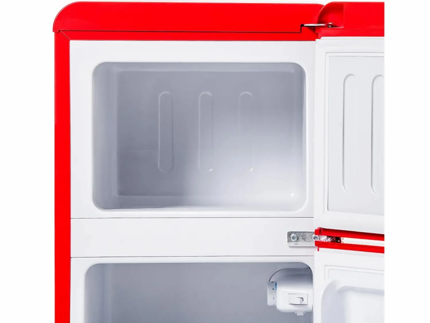 New Frigorífico de 60L con 2 puertas e iluminación LED - Consumo energético 102 kWh/año - Electrodomésticos De Frío