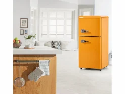 Hauss Spole Frigorífico de 60L con 2 puertas e iluminación LED - Consumo energético 102 kWh/año - antiguo
