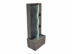 Sale Fuente de Agua de Jardín "Harmony Falls" con luz LED y cable de 7m Fuente Agua
