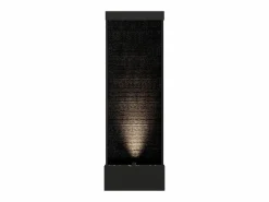 OZAIA Fuente de exterior de acero inoxidable y vidrio con LEDs, Altura 120 cm, , BULBIE