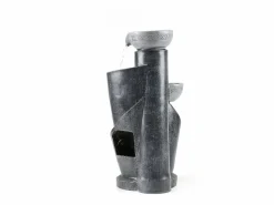 Merax Fuente de jardín para jardín y patio - 25 x 24 x 50 cm - con LED + bomba de agua - Resina -
