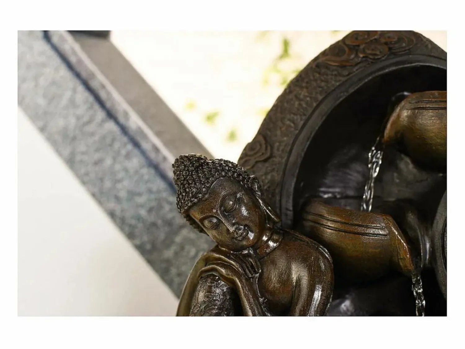 Online Fuente LED de interior del Buda de Krishna Estatua