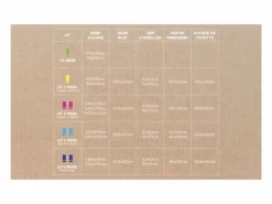 Clearance Funda de algodón 45x185 cm PERCALE antracita Funda De Travesaño
