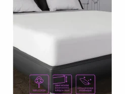 Clearance Funda de almohada de algodón protector 50x70 cm FRANELA Protector De Almohada