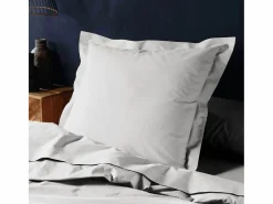 Hot Funda de Almohada "Lina" 63x63cm Blanca de Algodón Certificado Oeko-Tex Blanco