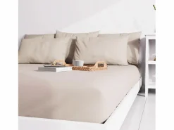 New Funda de almohada lisa 63x63 cm ZZZ lino Funda De Almohada