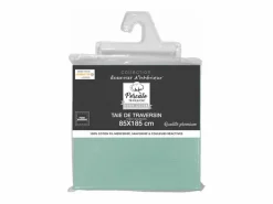 Outlet Funda de almohada percal color salvia 85 x 185 cm Funda De Travesaño
