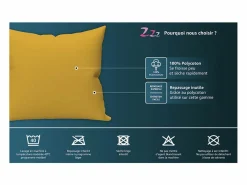 Discount Soleil d'ocre Funda de almohada 50x75 cm ZZZ taupe Topo