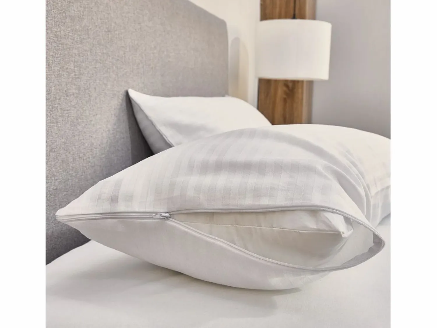 PIKOLIN Funda de almohada 90x40cm| HOME| 100% Algodón| Transpirable