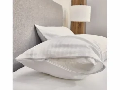 Discount PIKOLIN Funda de almohada 150x40cm| HOME| 100% Algodón| Transpirable Blanco