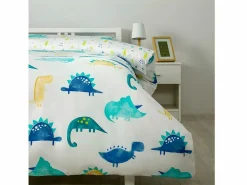 Sale Cotton Artean Funda Nordica Reversible Infantil Rex Cierre con Botones Cama de 90 Azul