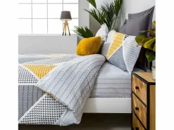Outlet Funda Nordica Reversible GEKA algodón poliéster 150 X 220 Cama de 90 Funda Nórdica