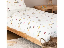 Atmosphera for Kids Funda nórdica algodón blanco 0.5x140x200 cm