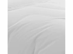 Outlet Soleil d'ocre Funda nórdica de algodón 57 hilos 240x220 cm liso, por Blanco