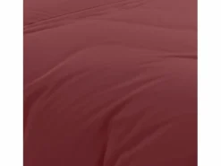 Soleil d'ocre Funda nórdica de algodón de 57 hilos 240x220 cm Ladrillo liso, por