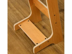 Discount Homcom Futbolín de mesa madera natural 69x37x70 cm Color natural oscuro