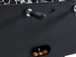 Best Vente-unique Futbolín de MDF - Ancho 153 x Prof. 77.6 x Alt. 96 cm - LIONEL Negro