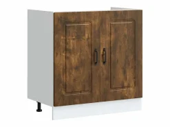 vidaxl Gabinete de cocina Kalmar 2 pcs Marrón 80 x 46 x 81.5 cm Marru00f3n