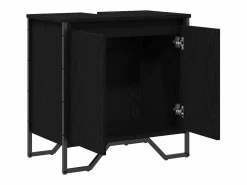 Best Gabinete de Lavabo para Baño Roble 60 x 35 x 60 cm Conjunto De Baño