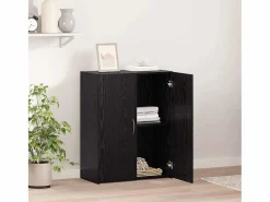 Clearance Gabinete de oficina de roble 60 x 32 x 77,5 Madera de ingeniería Armario Oficina