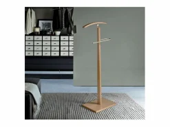 Discount Galan 303 herraje cromo satinado y madera color roble. 114 cm (alto), 48 cm (ancho), 28 cm Marru00f3n