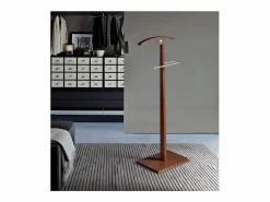 Outlet Galan 303 herraje cromo satinado y madera color nogal. 114 cm (alto), 48 cm (ancho), 28 cm Galán De Noche